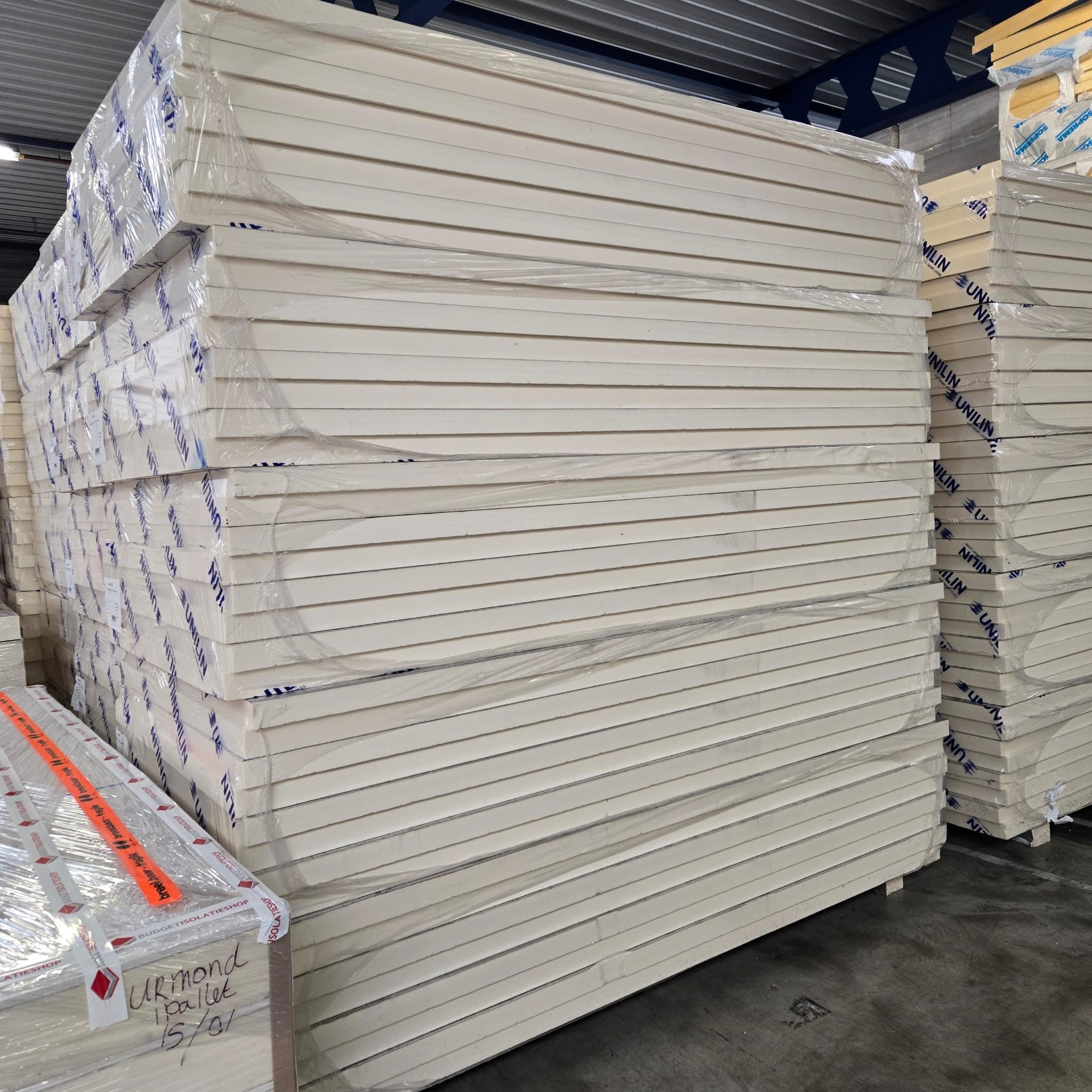 RESTPARTIJ: PIR ALU 120mm 2400x1200mm TG