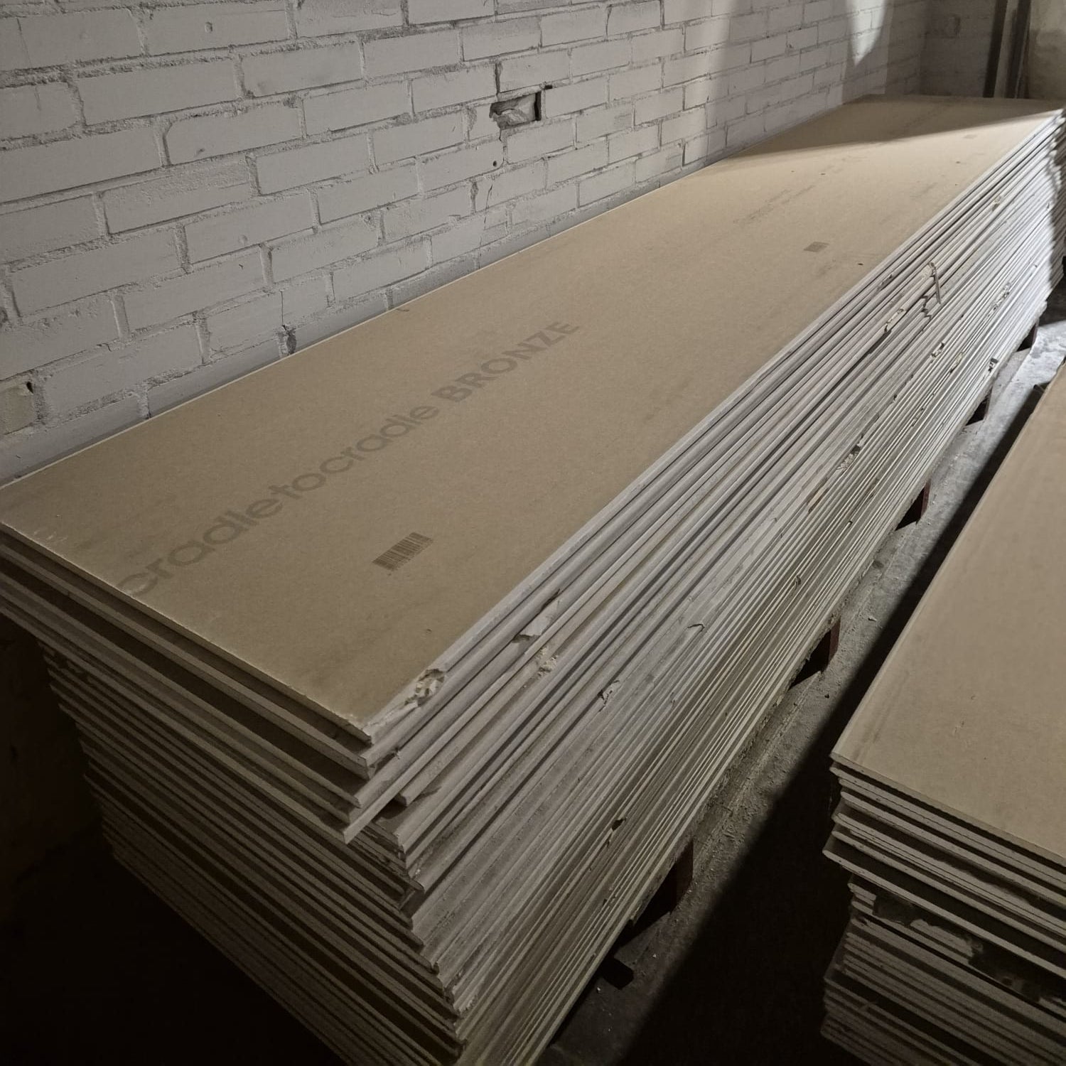 RESTPARTIJ: Partij gipsplaten 3000x600x12.5mm