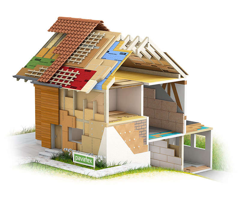 Pavatherm houtvezelplaat 1100x600x40mm