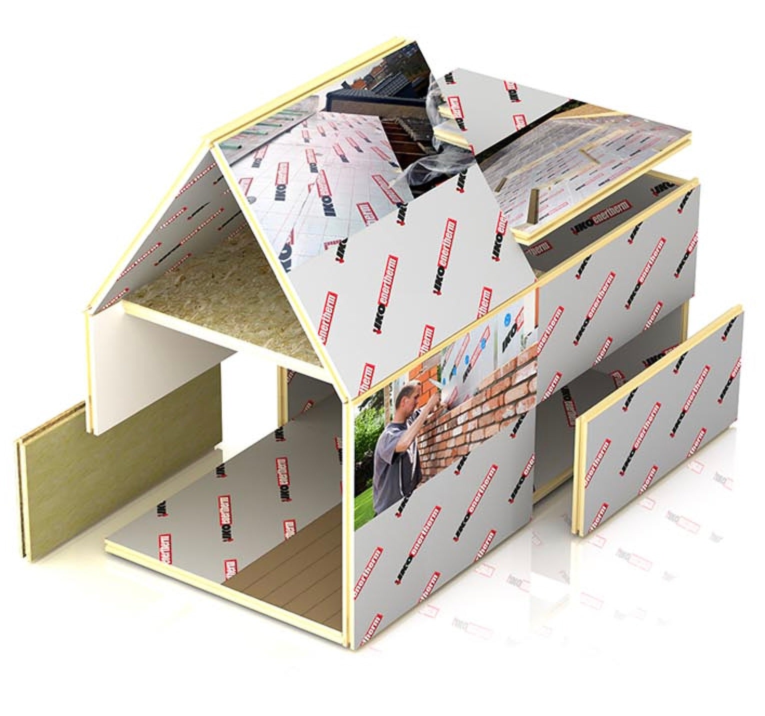 IKO Enertherm PIR Isolatieplaat 160mm (1200x600) TG - Budgetisolatieshop