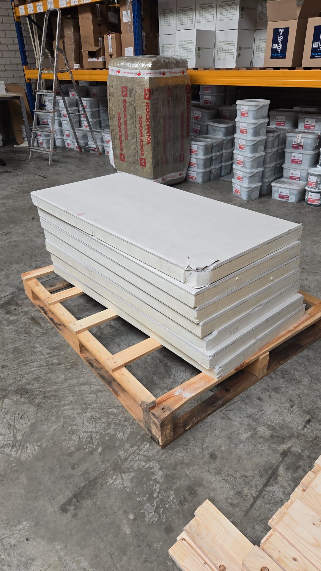 RESTPARTIJ: PIR + Gips 1200x600x50mm+12.5mm