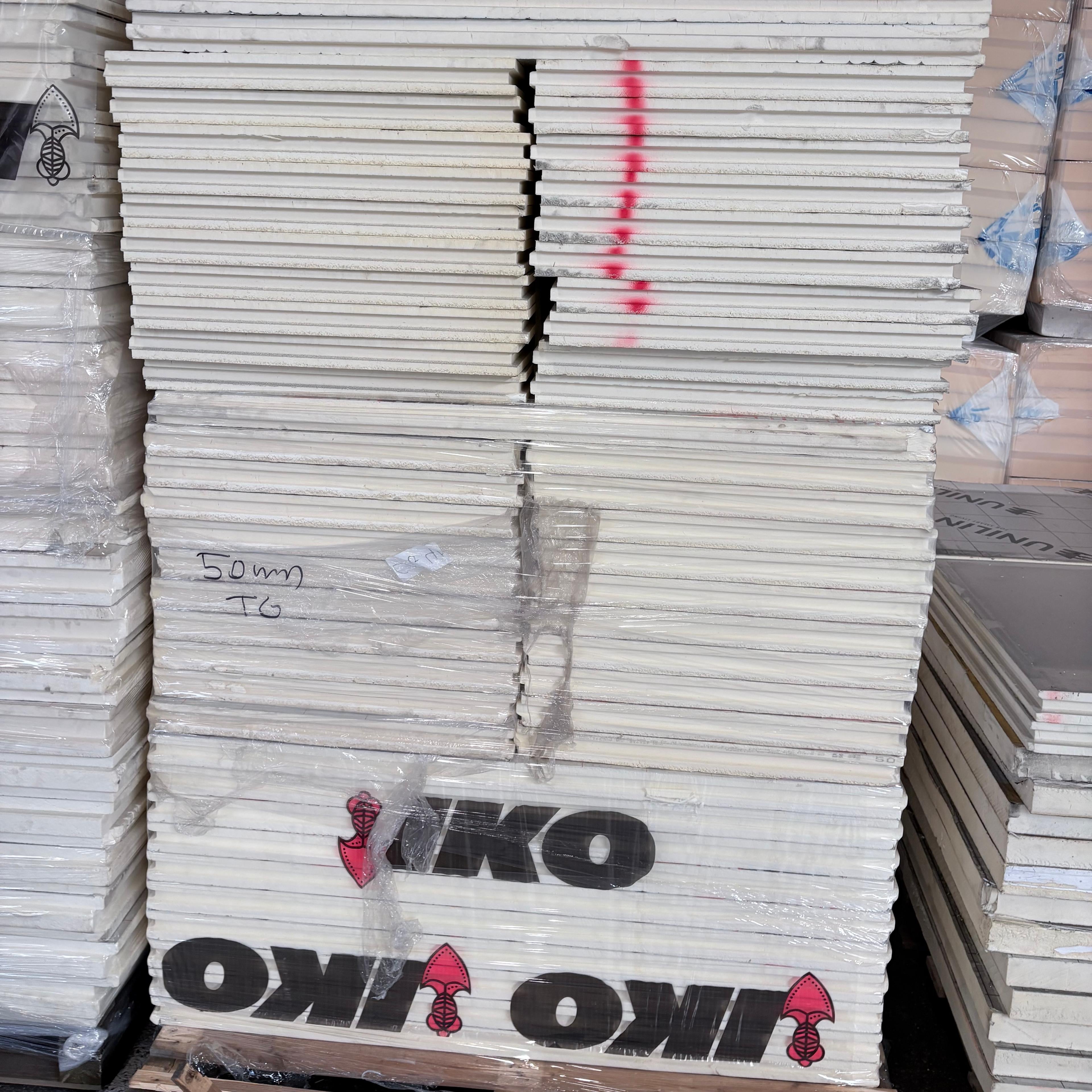 RESTPARTIJ: PIR ALU 50mm 1200x600mm TG