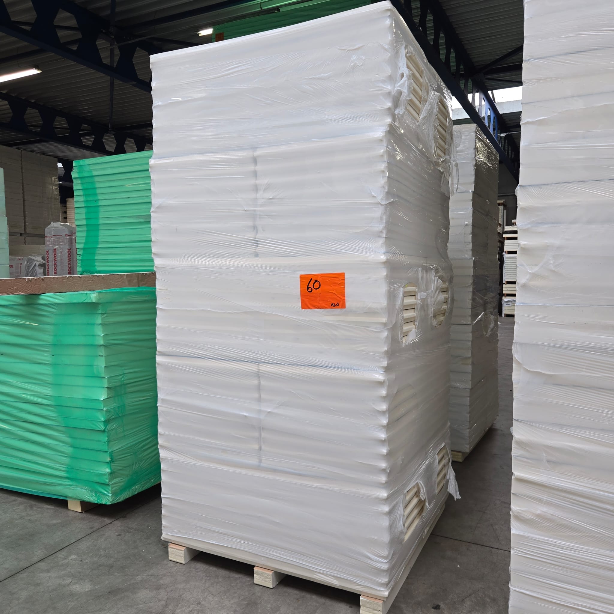 RESTPARTIJ: PIR ALU 60mm 1200x600mm TG