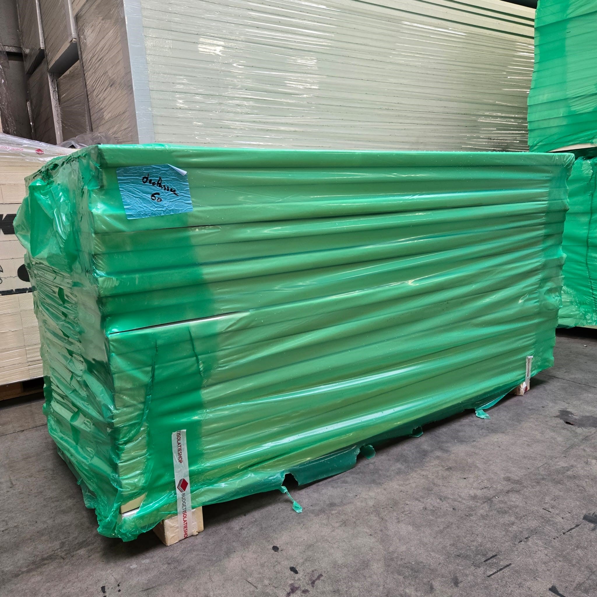 RESTPARTIJ: PIR ALU 120mm 2400x1200mm TG