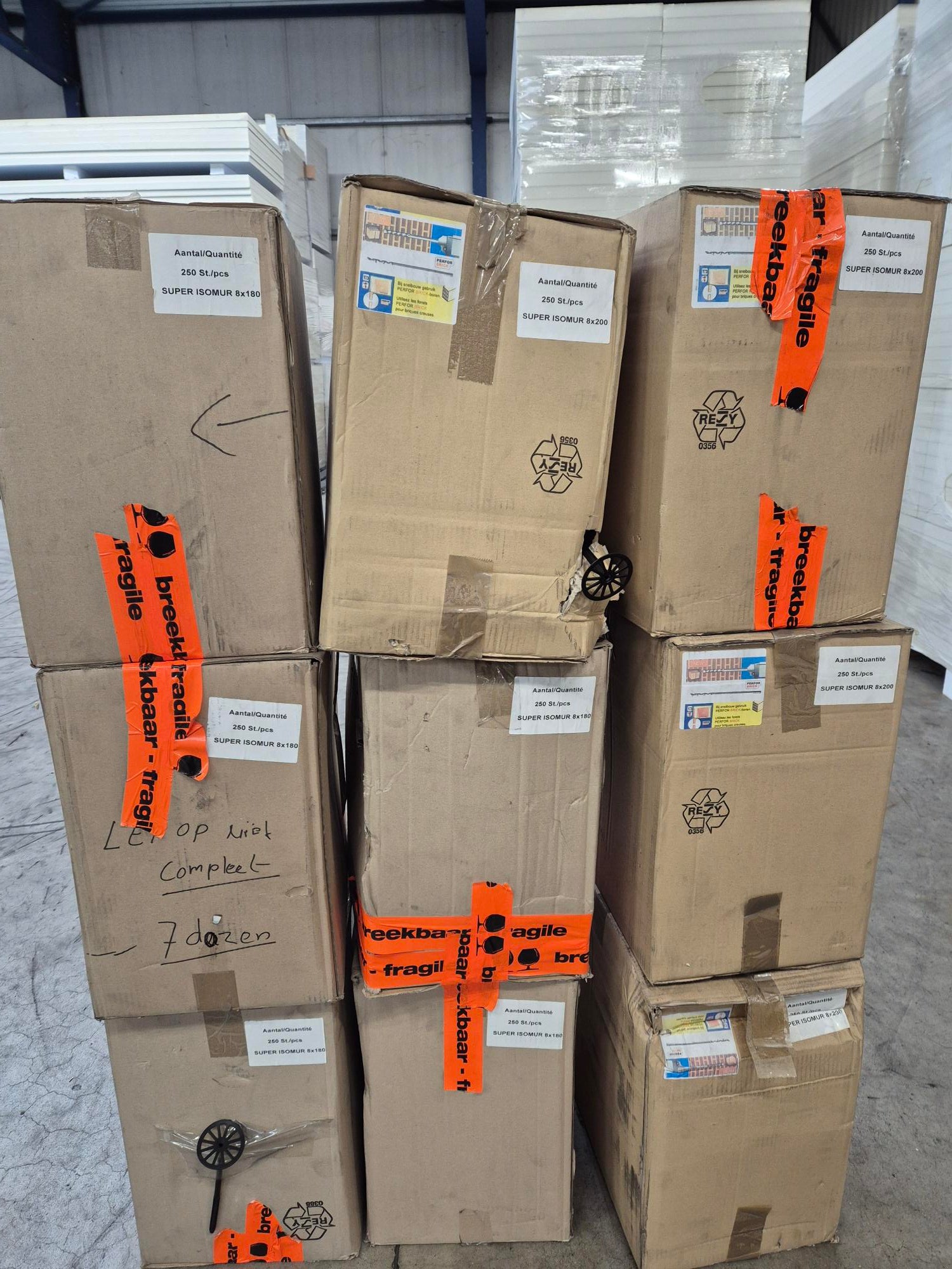 RESTPARTIJ: Super Isomur PA 8x110-120/180 verzinkt