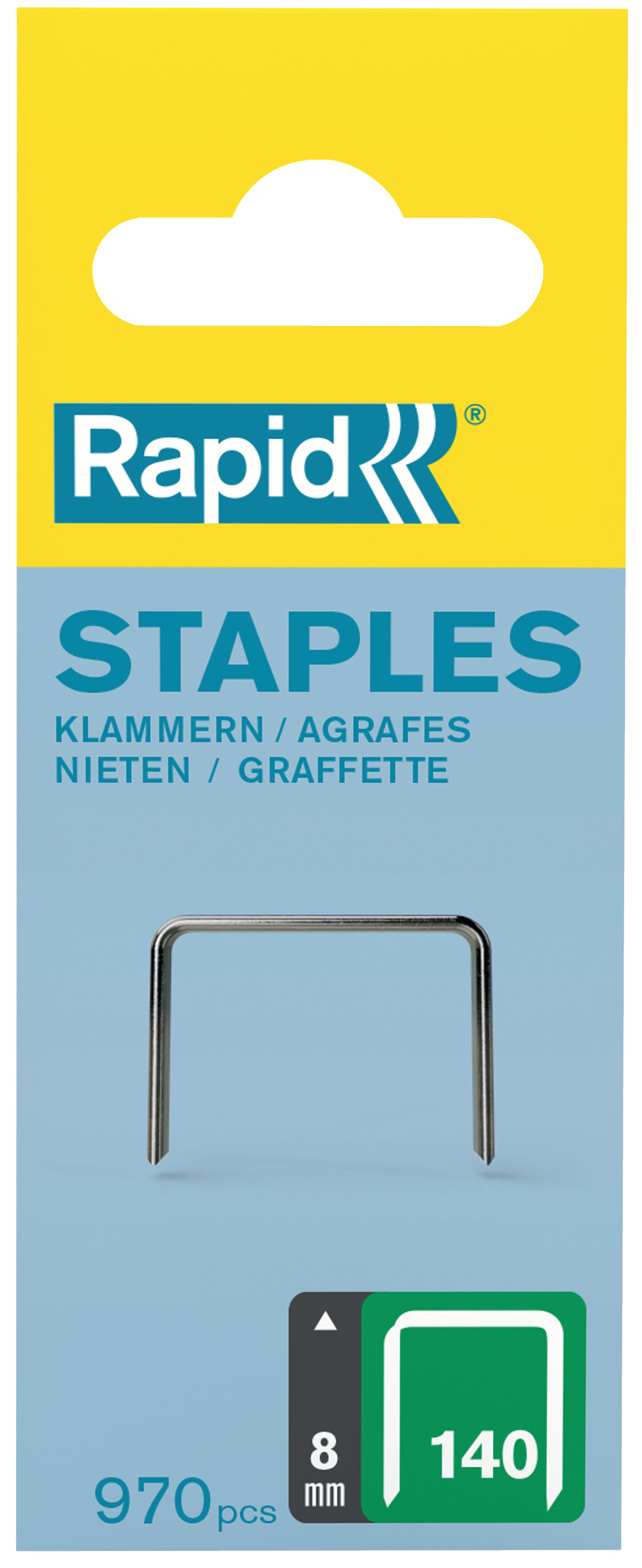 Rapid Nr. 140 vlakdraadnieten 8 mm